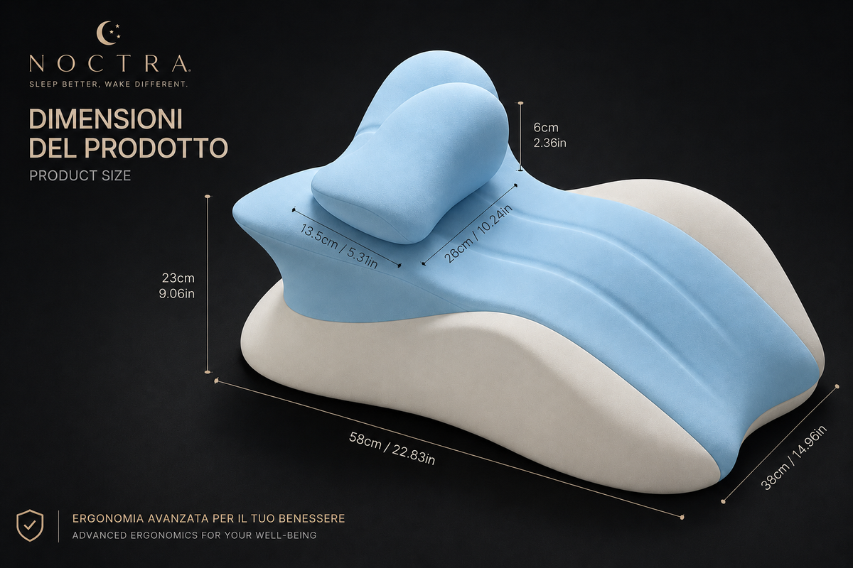 NOCTRΛ — Cuscino a Cuneo Memory Foam