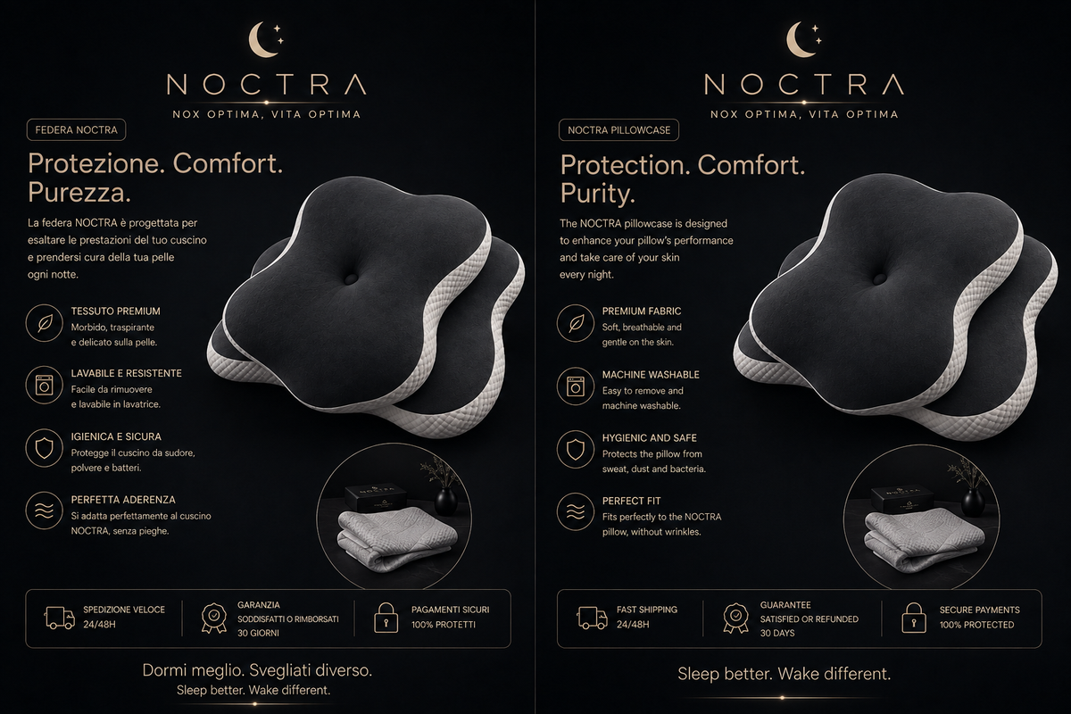 NOCTRΛ — Federa in Memory Foam Rinfrescante